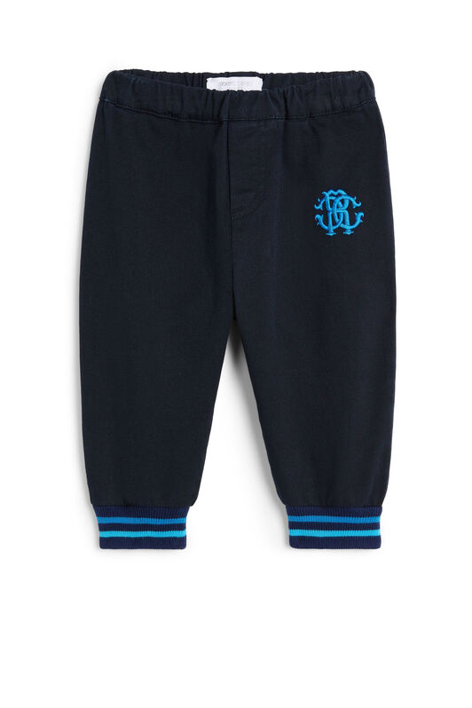 JU Cuffed logo trousers ENSIGN/BRILLIANT BLU LJT20E-CE035