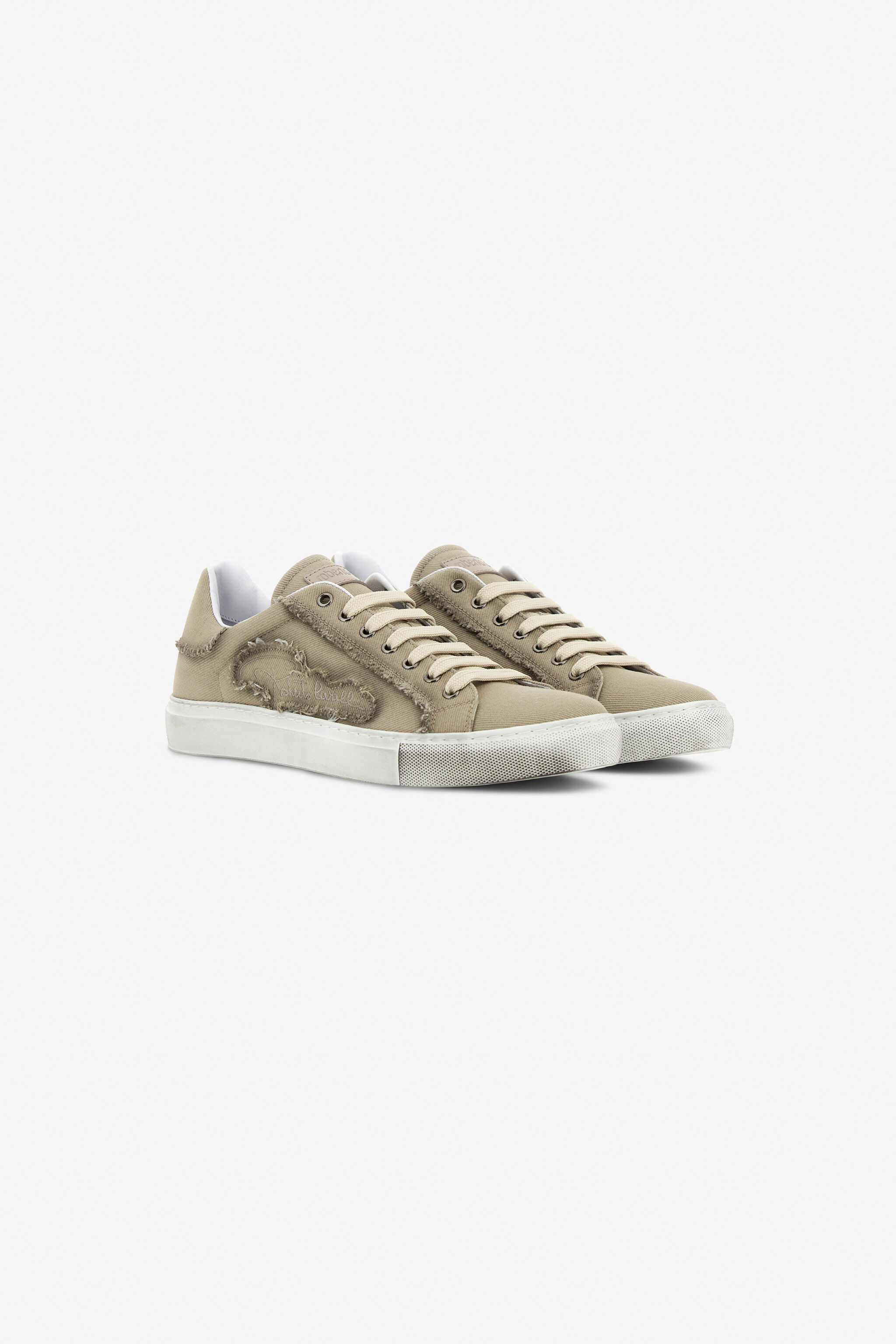 RC Sneakers with snake detail Brown SRS038-PZ19A