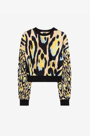${brand} Leopard Print Sweatshirt ${colorDescription} ${masterID}