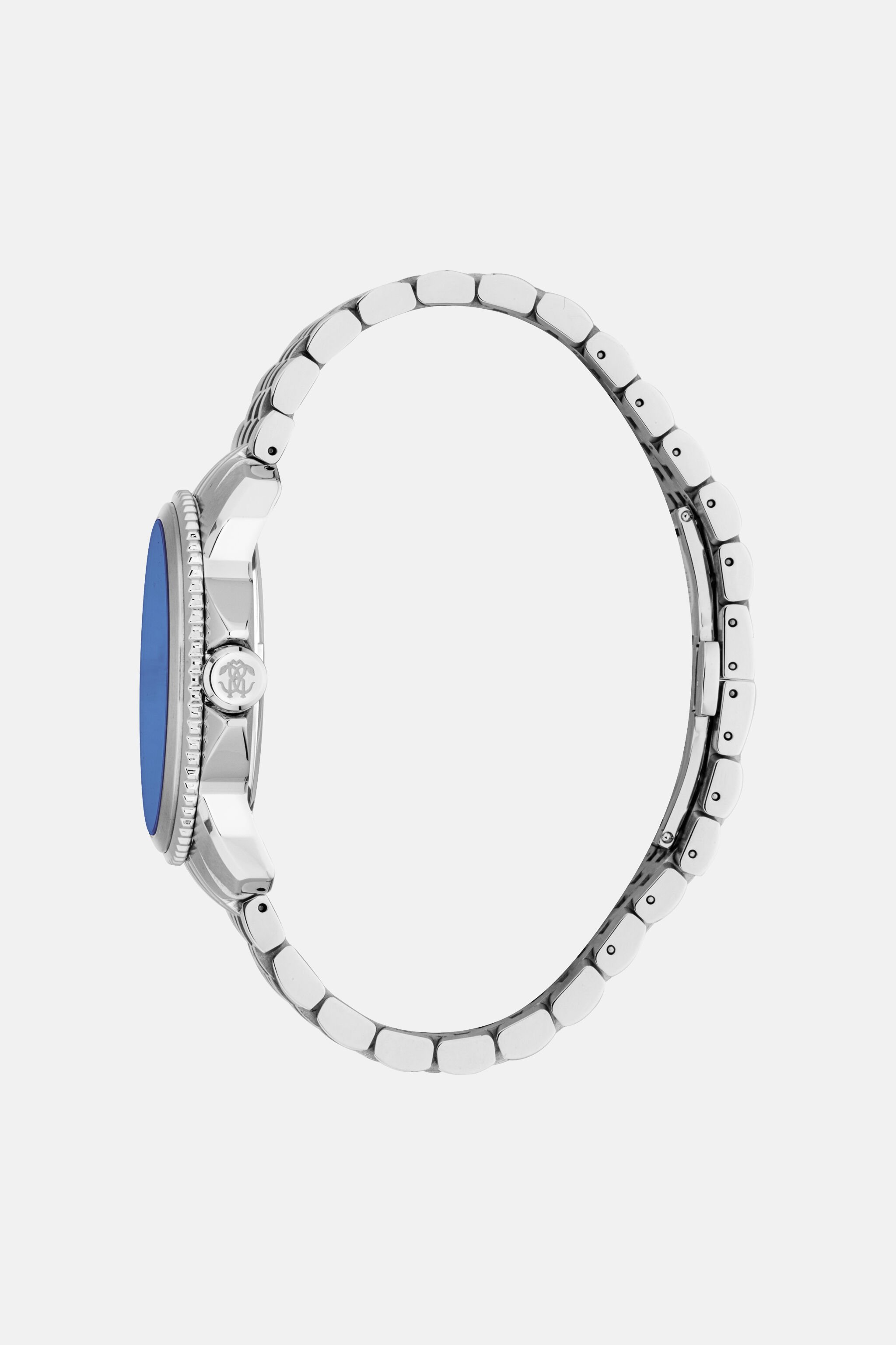 RC Roberto Cavalli by Franck Muller Chronographen-Herrenuhr für Herren SILVER DARK BLUE VALG22-IG406