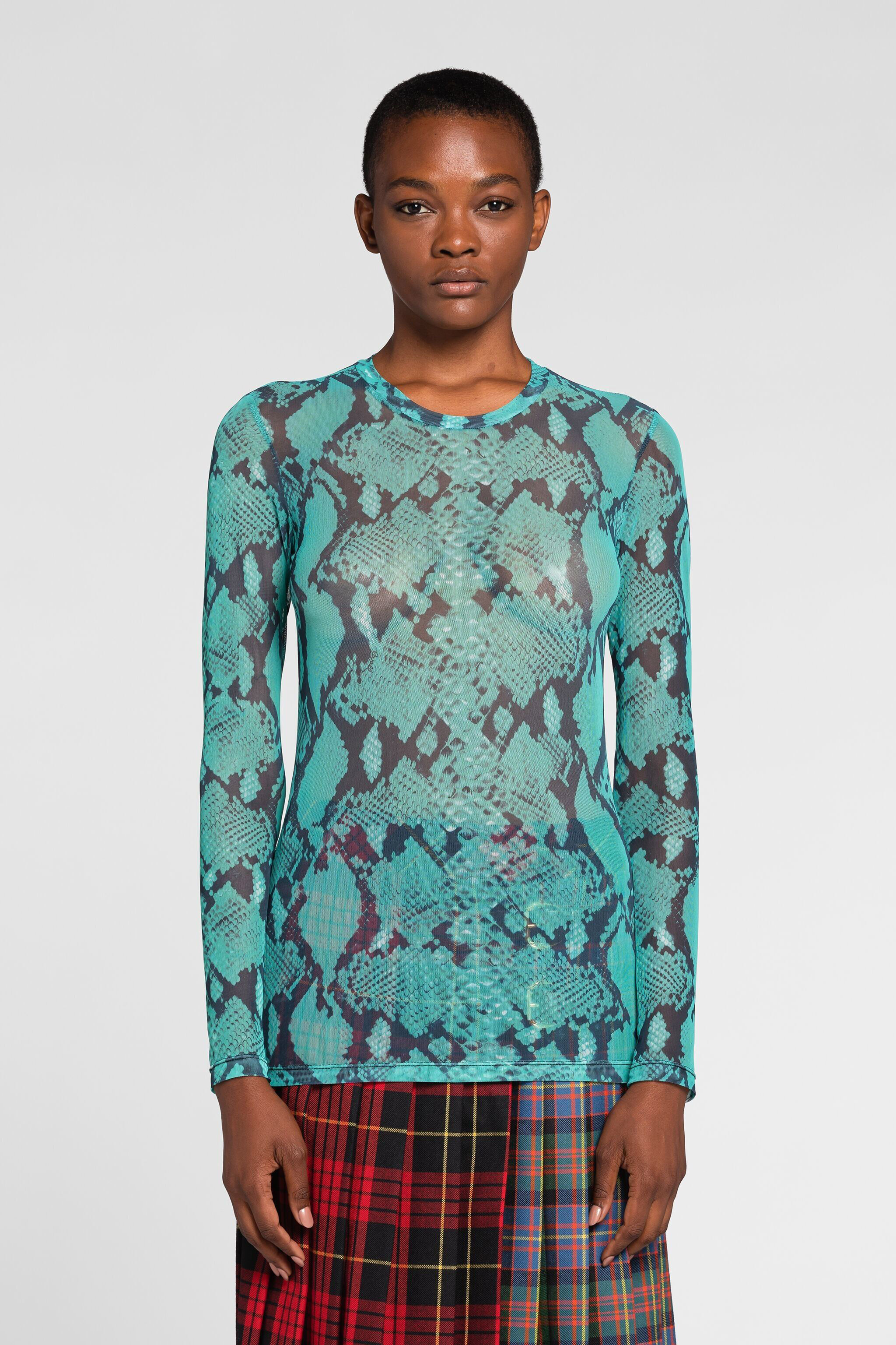 RC Rock Python-Print Top Light blue PKT60J-RSE38
