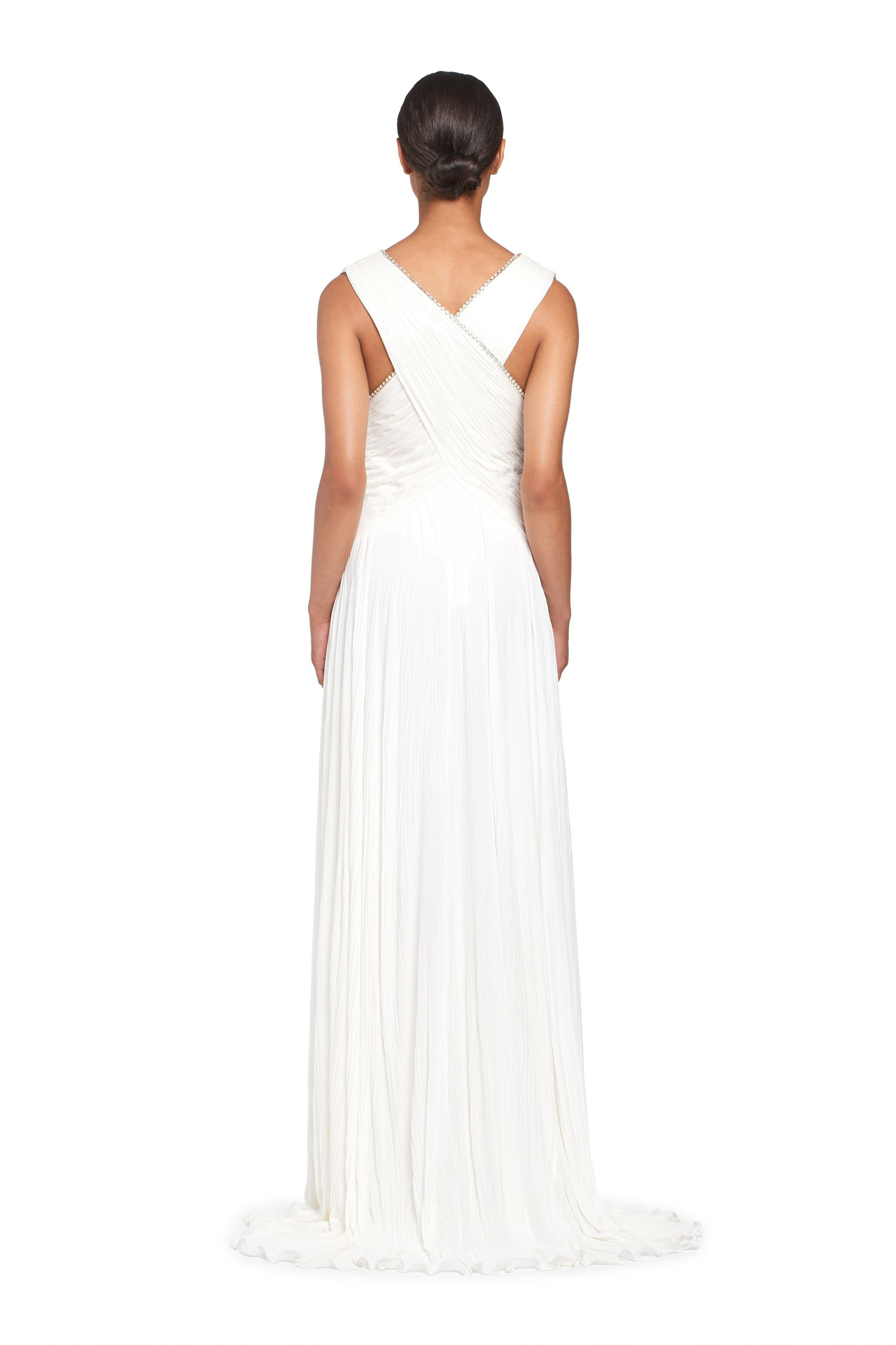 RC Lange Robe mit Verzierung WHITE IQR101-JJ035