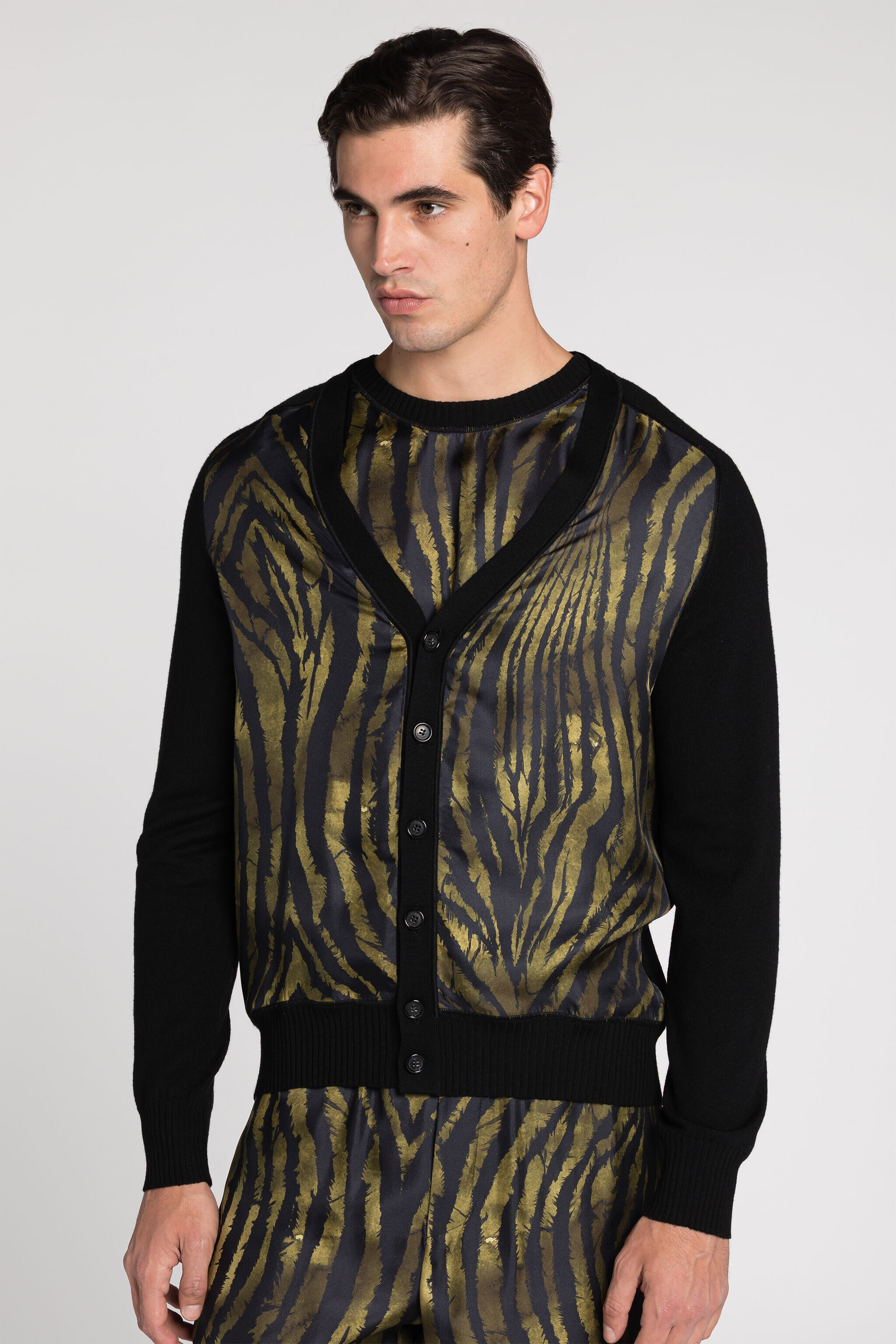 RC Freedom-Print Cardigan GREEN RRM604-MW001