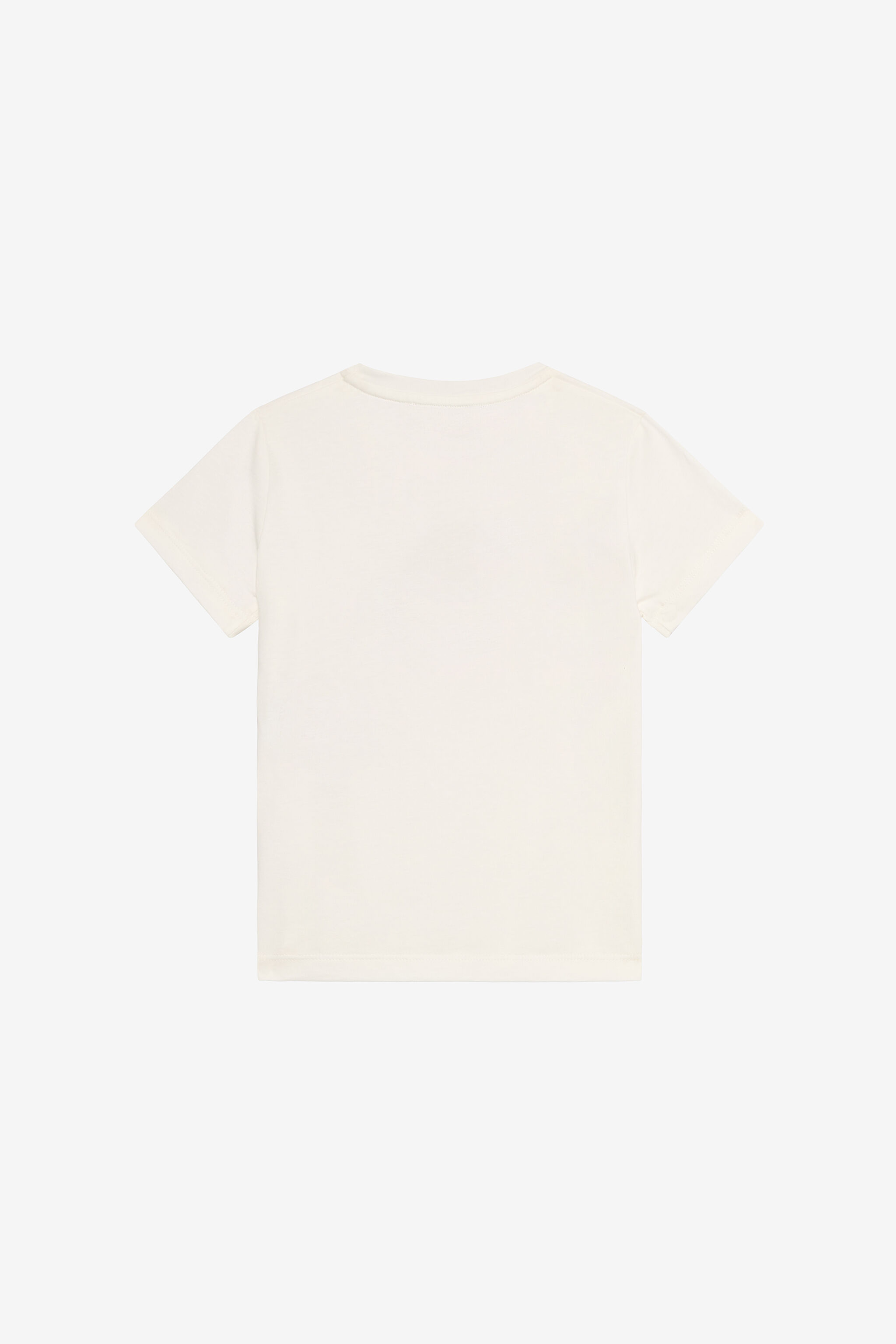 JU Milk White T-Shirt with RC Monogram and Butterflies MILKY WHITE VJT62M-JD001