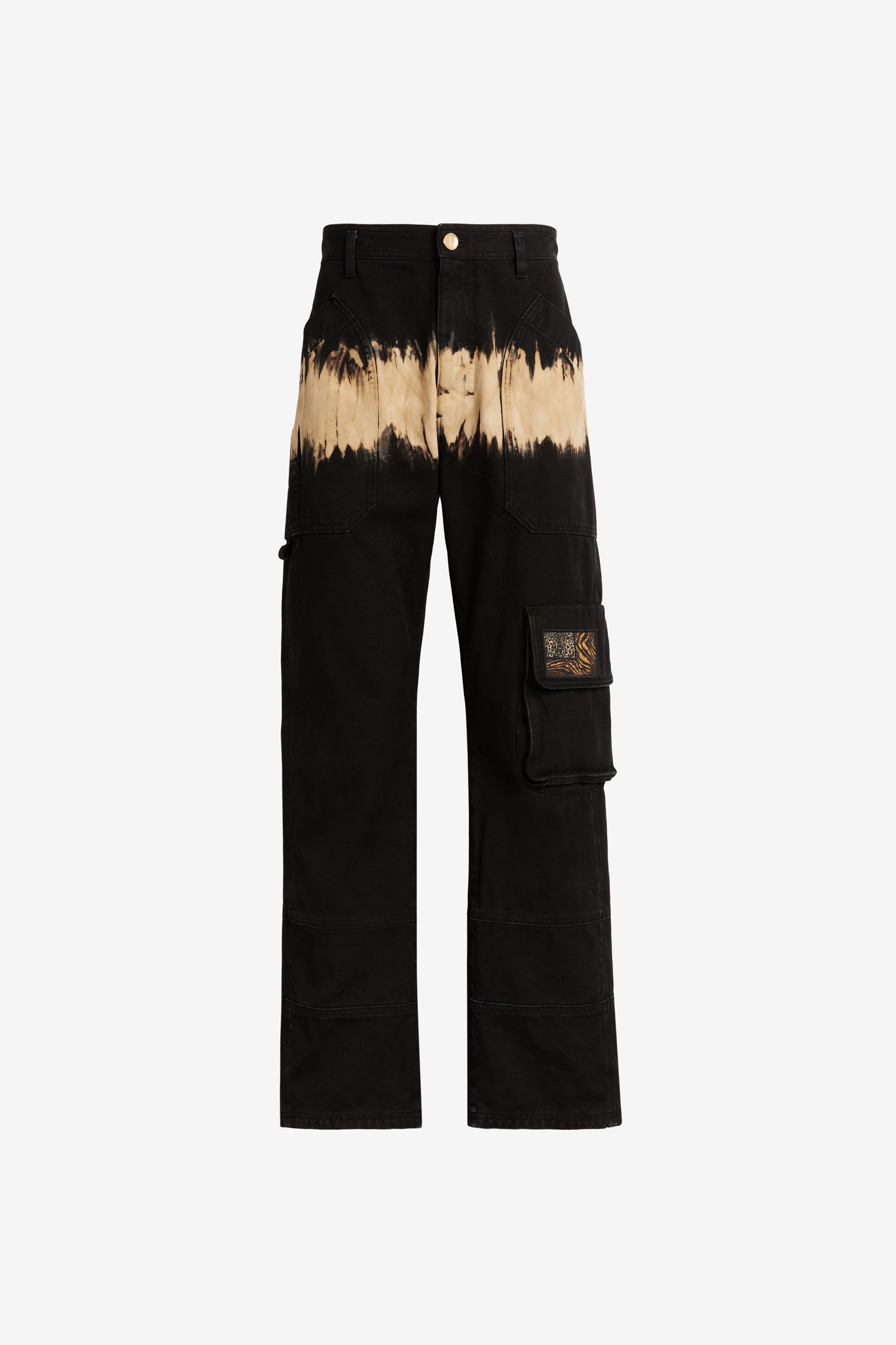 RC Trousers BLACK/PEANUT BUTTER NNJ233-KS003