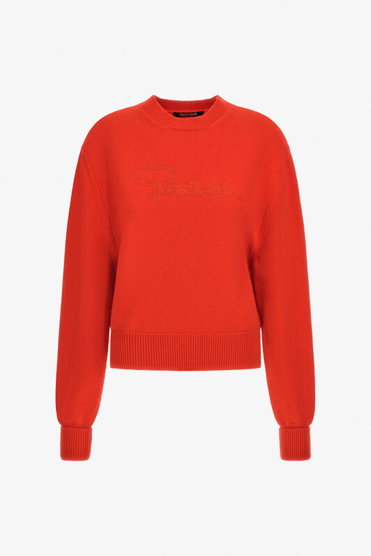 RC Kurzer Strickpullover Rot TKM623-MQ001