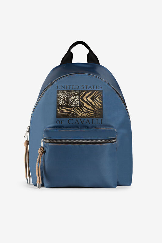 RC Graphic-print backpack Dark blue QRB003-3F000