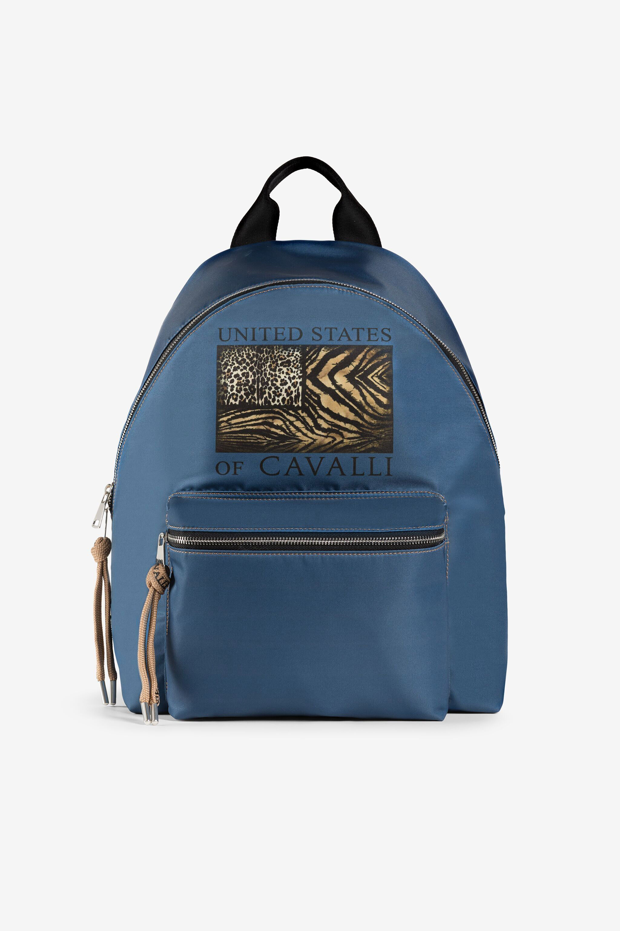 RC Graphic-print backpack Dark blue QRB003-3F000