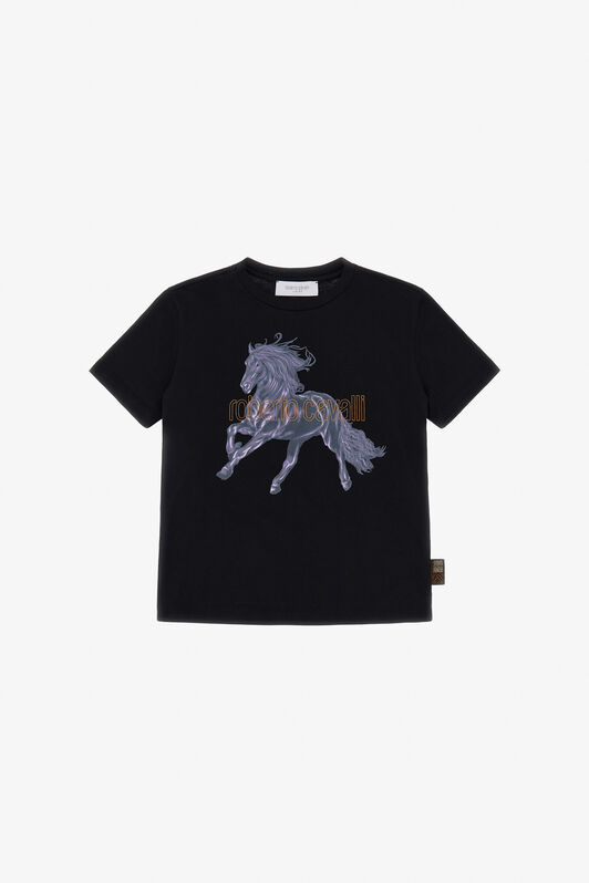 RC T-shirt con stampa Nero TJT60Q-JD001