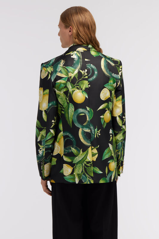 RC Lemon print blazer Black SRT411-4QI89