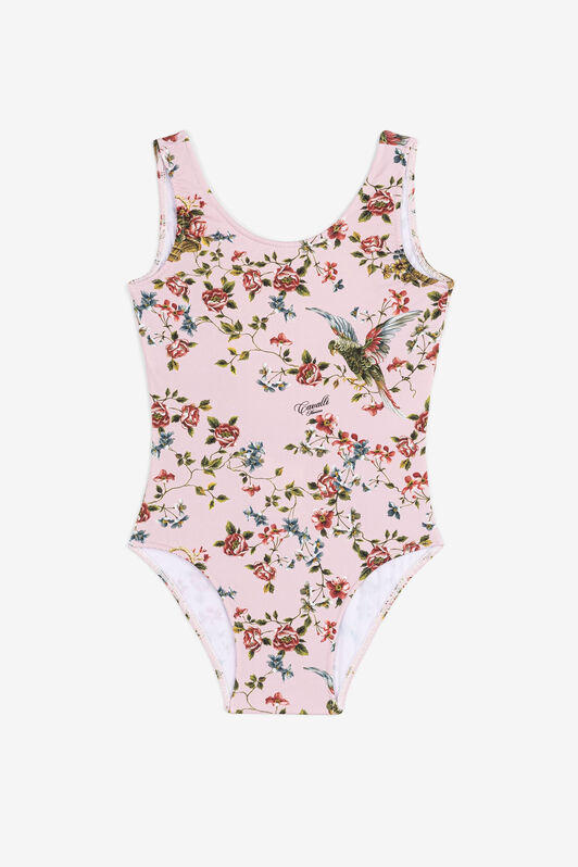 JU Traje de baño con estampado Floral JU Traje de baño con estampado Floral Rosa OJW003-LL011