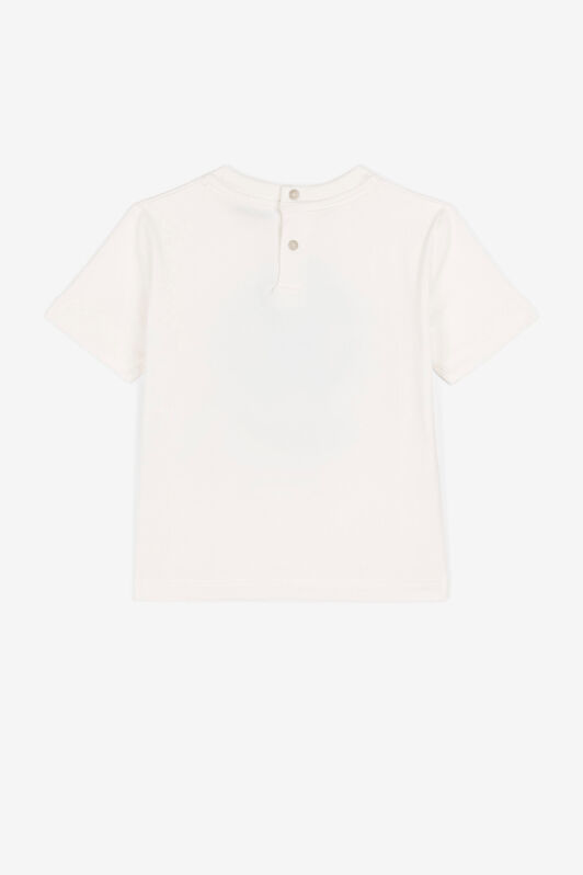JU Embroidered-monogram cotton T-shirt JU Embroidered-monogram cotton T-shirt Milky white QJT661-JV025
