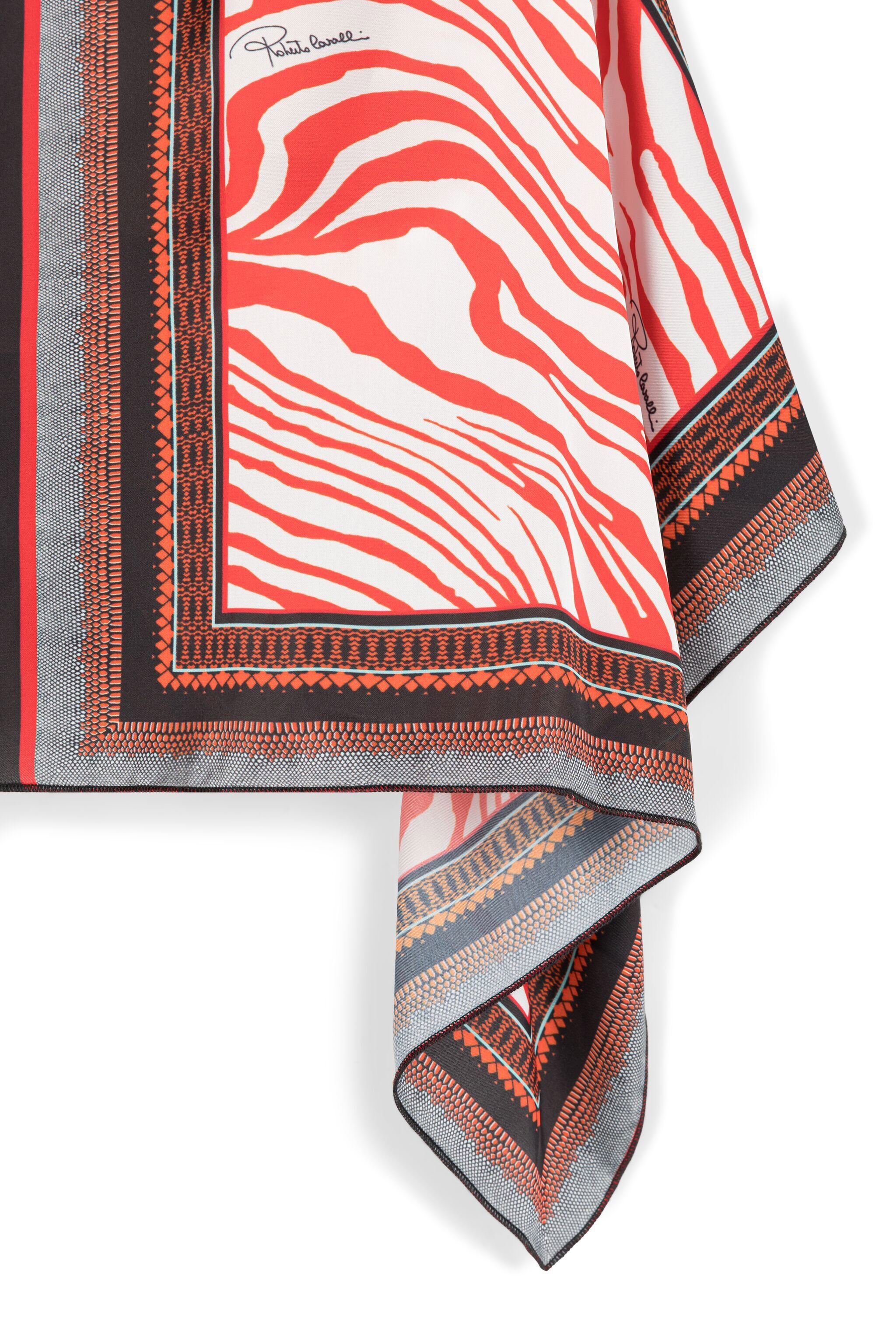 JU Zebra-Print Skirt RED/MULTICOLOR IJT300-FXQ72