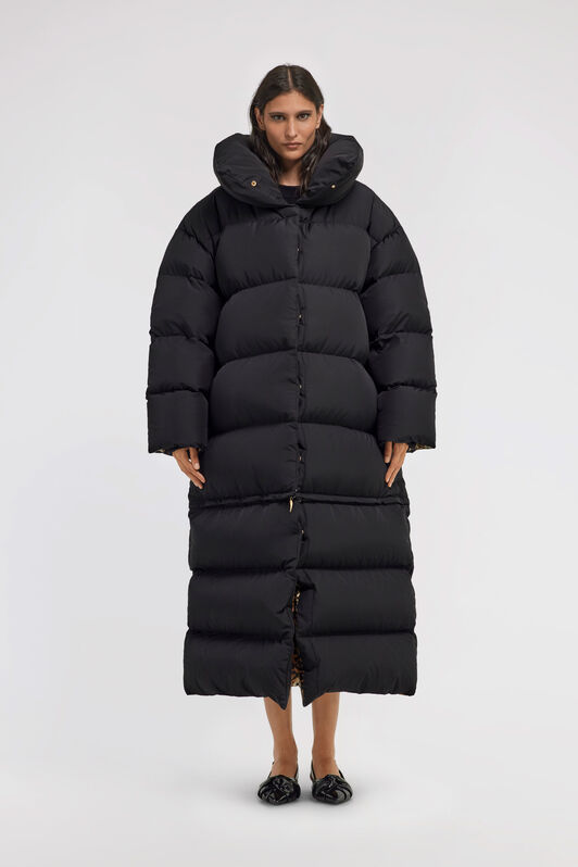 RC Lange Steppjacke Schwarz TKT801-SB001