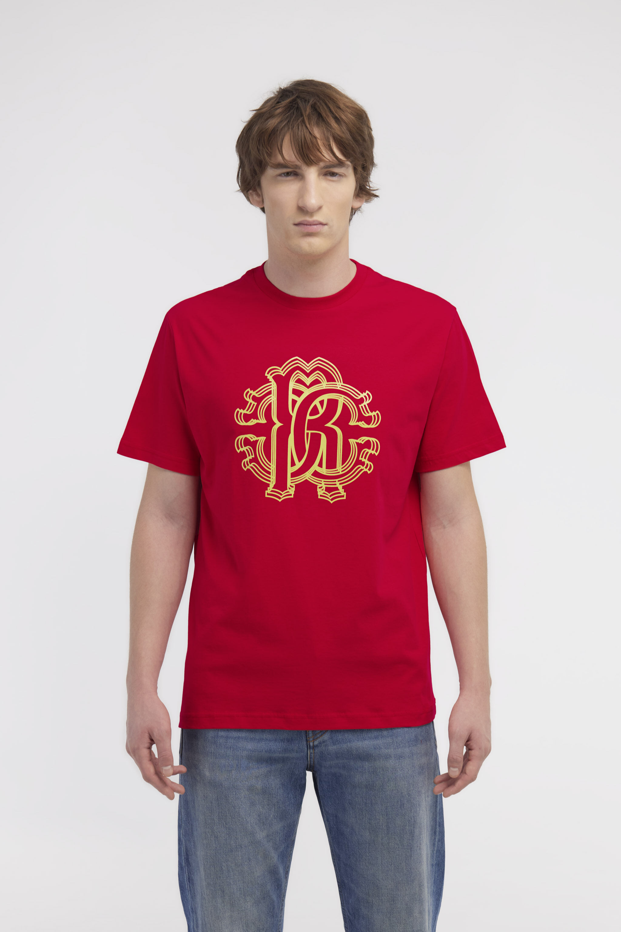 RC T-shirt with Monogram RC Red NOT60L-JD060