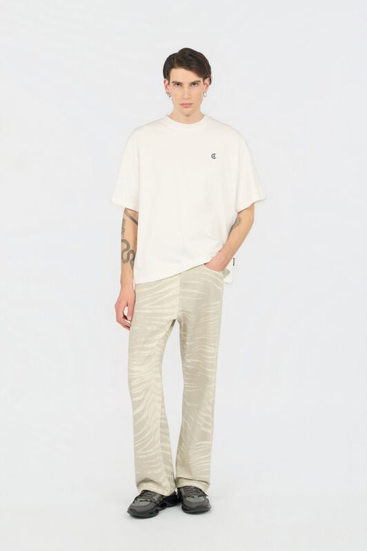 JC Natural Barb Print Jeans OFF WHITE WFJ007-WF020