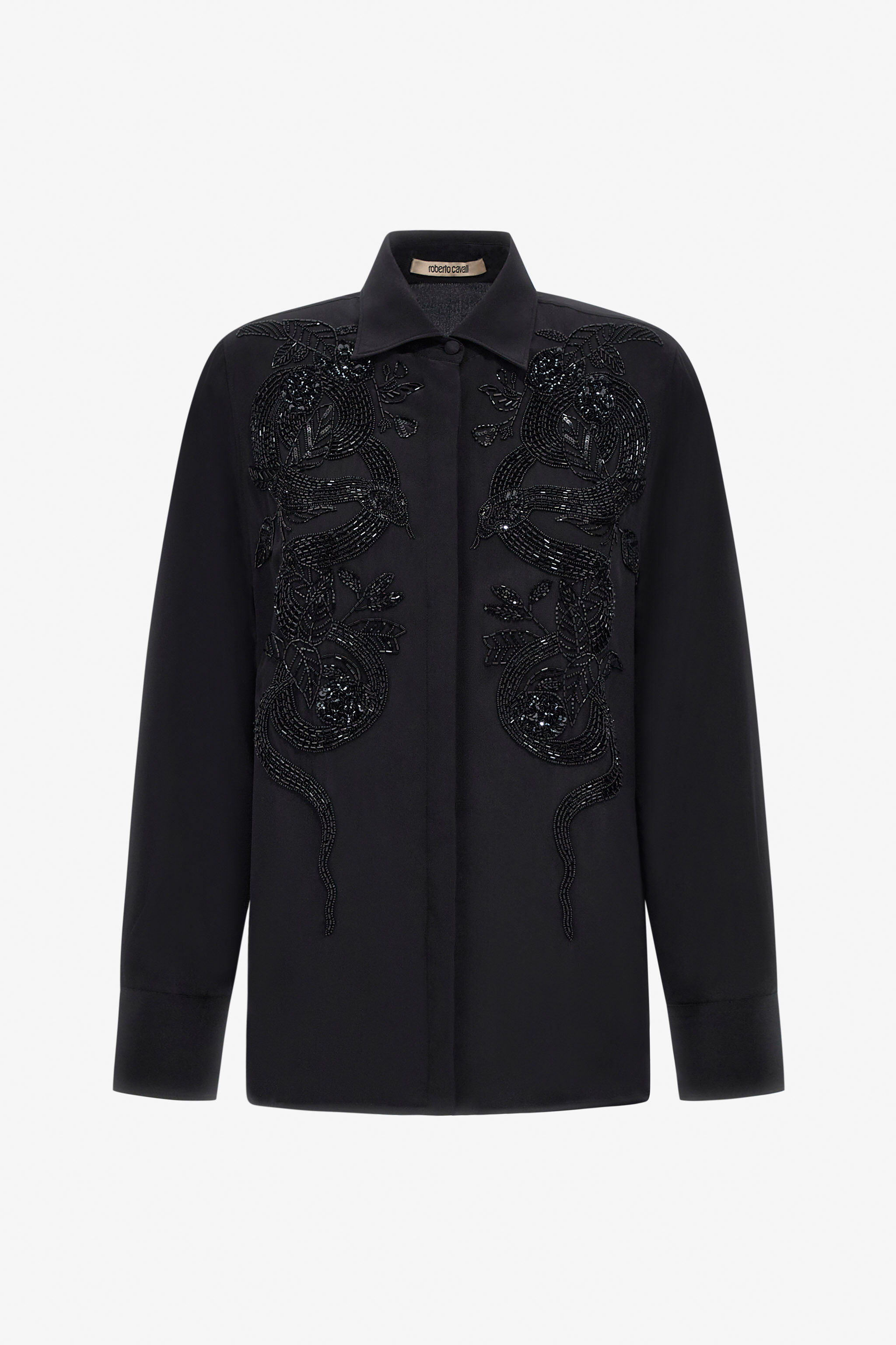 RC Shirt with lace Black SKR785-SY001