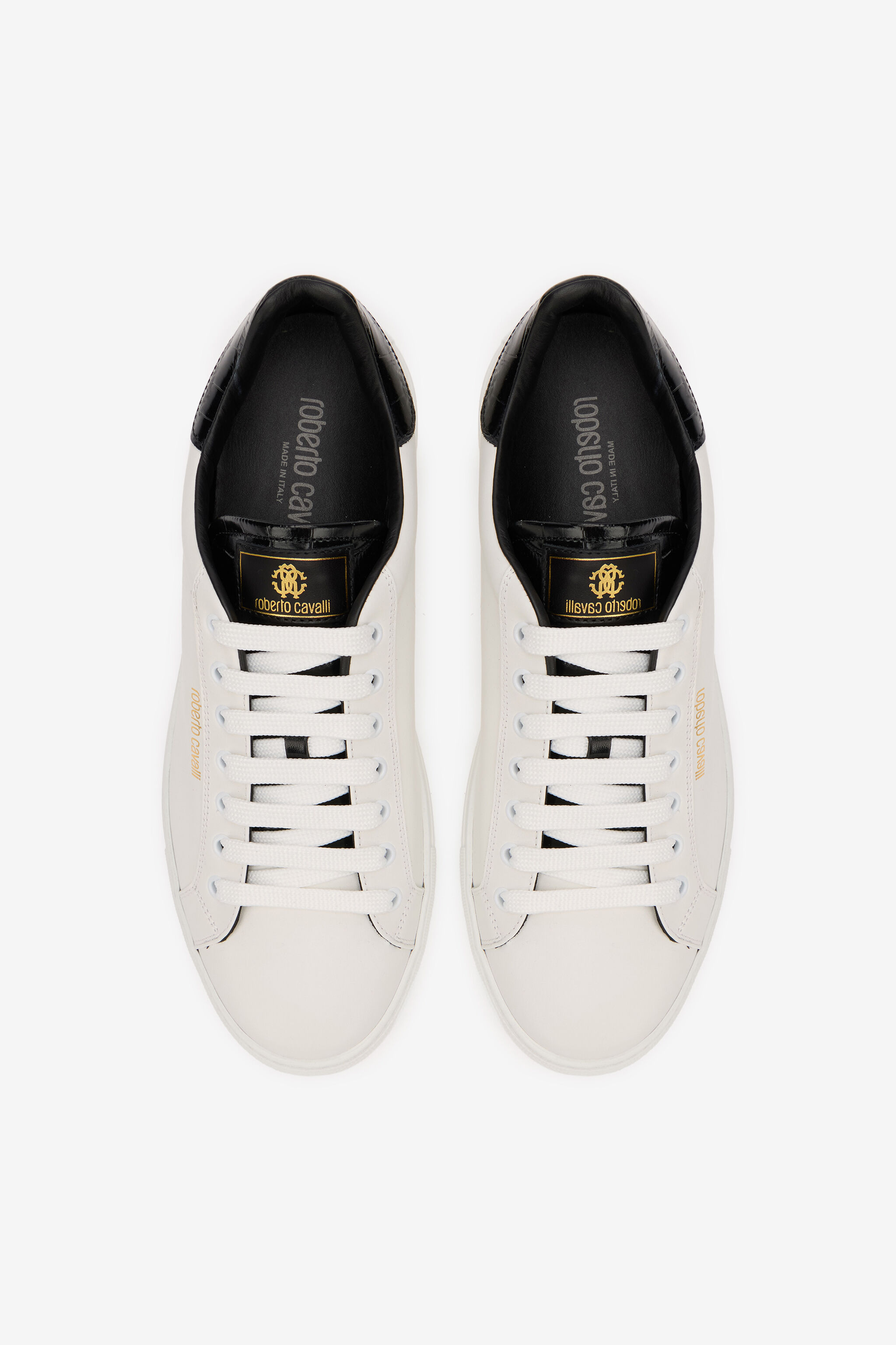 RC White Low Top Sneakers RC White Low Top Sneakers WHITE/BLACK SOS00A-PZ598