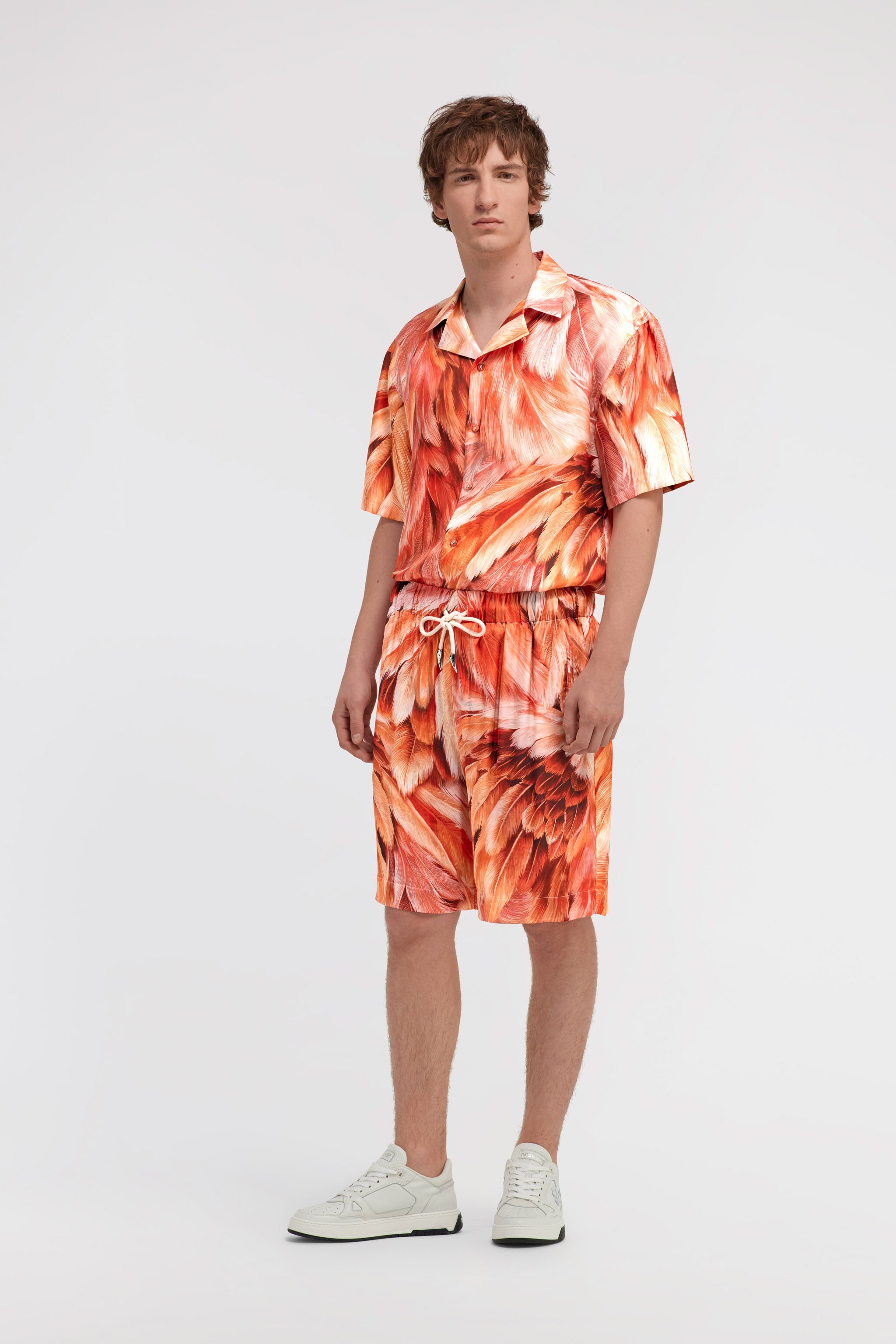 RC Plumange print shorts Orange SMT274-6DL71