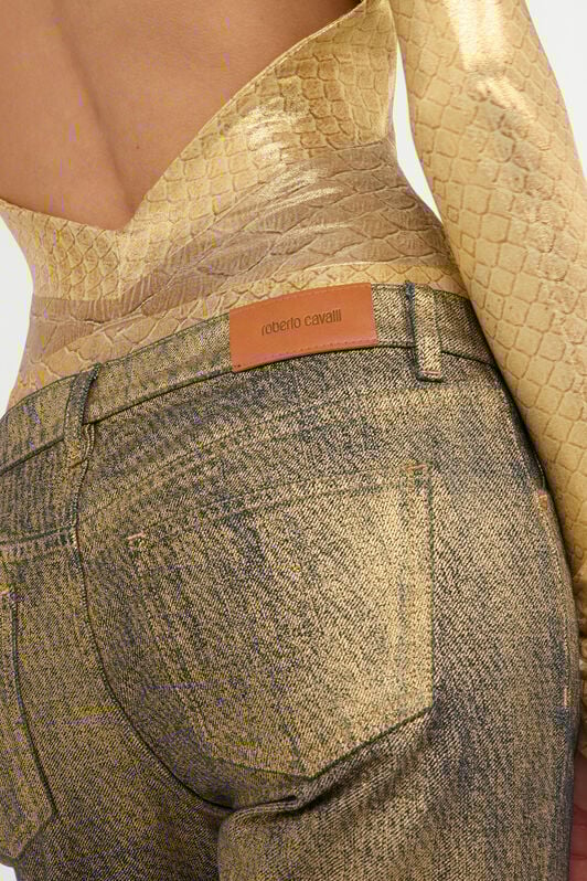 RC Jeans Svasati Oro E Blu Con Scoloriture GOLD/BLUE WWJ205-VT002