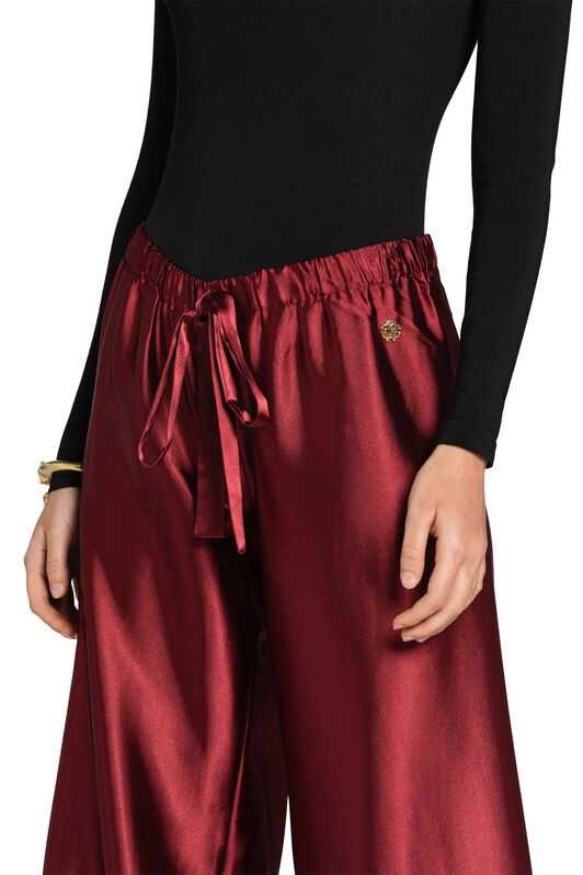 RC Wide-Leg Trousers Dunkelrot FST201-RD036