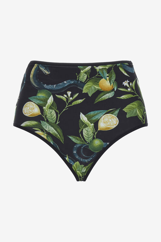 RC Lemon print culotte Negro SYW044-LNI89
