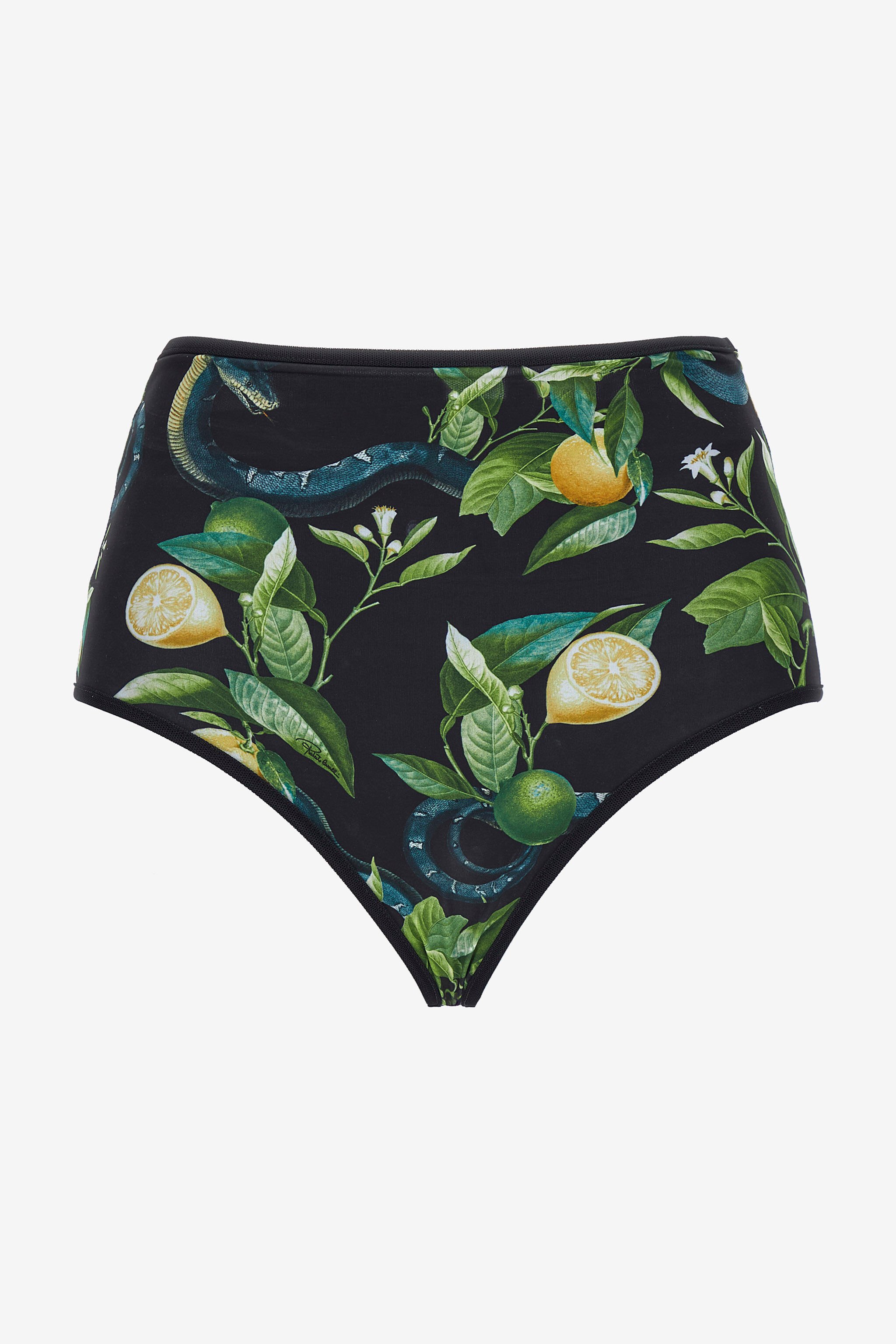 RC Lemon print culotte Negro SYW044-LNI89