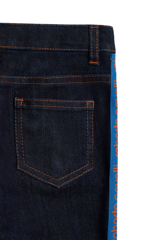 JU Blaue Jeans mit Logo-Streifen JU Blaue Jeans mit Logo-Streifen LIGHT BLUE IJJ293-DS029