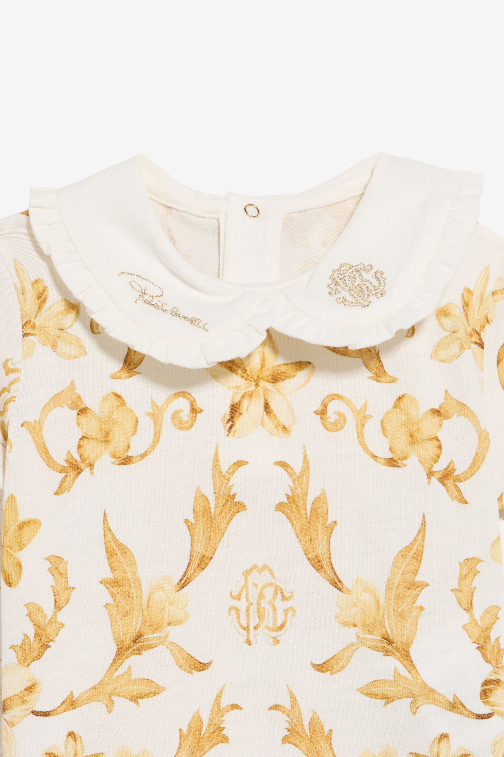 RC Gold Arabesque Print T-Shirt WHITE/GOLD TJT609-JFN37