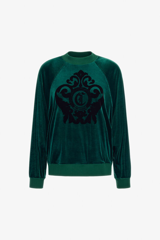 JC Felpa Just Cavalli Verde scuro TFS016-TF182