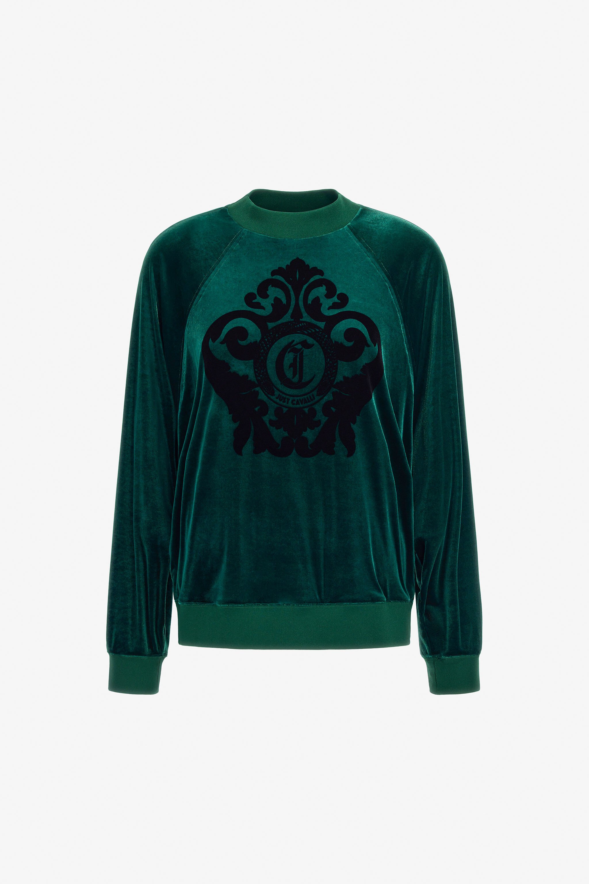 JC Felpa Just Cavalli Verde scuro TFS016-TF182