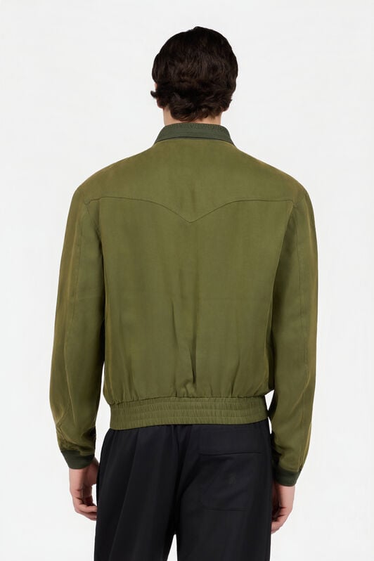 RC Zip-up bomber jacket WOOD SRT465-FLJ04