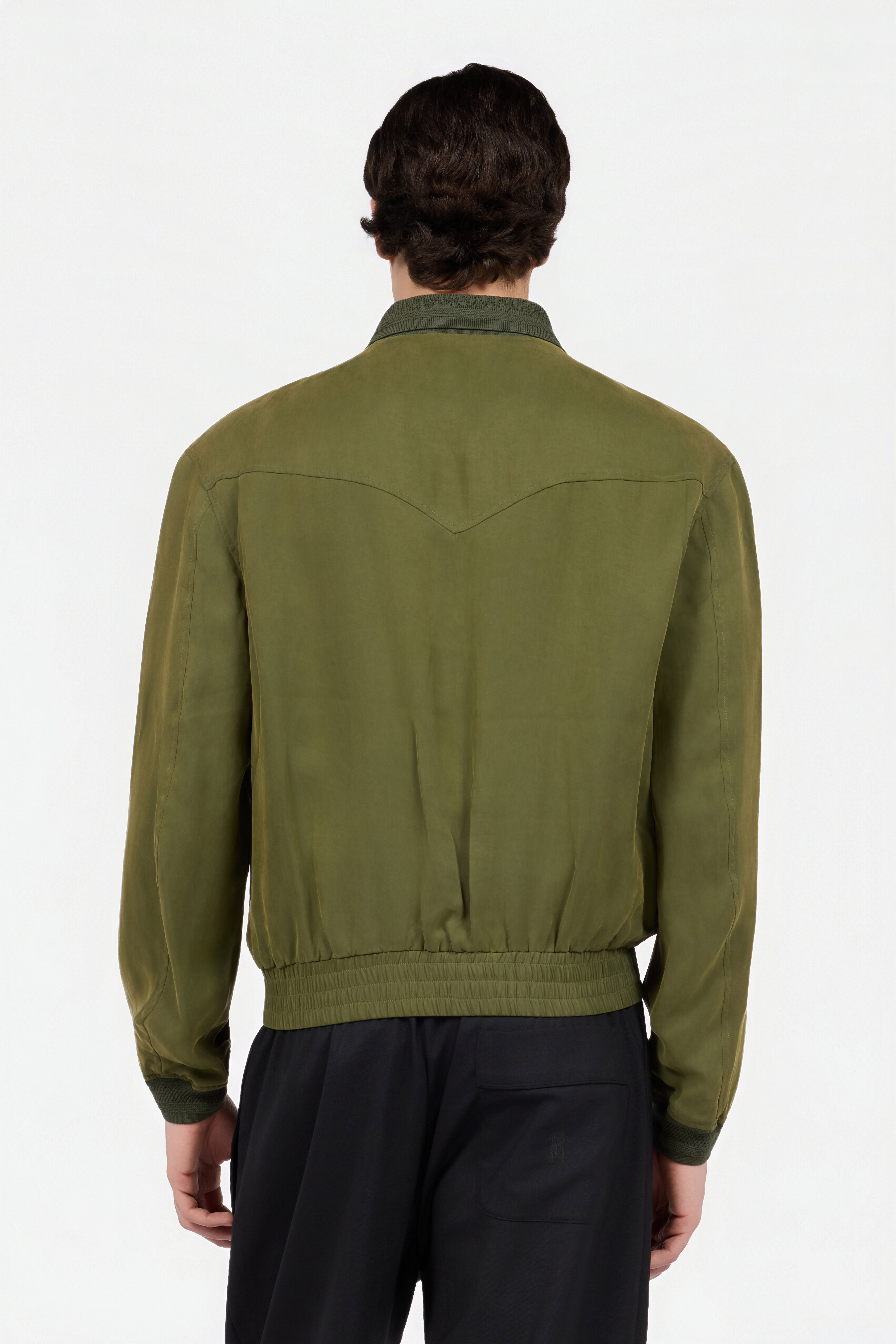 RC Zip-up bomber jacket WOOD SRT465-FLJ04