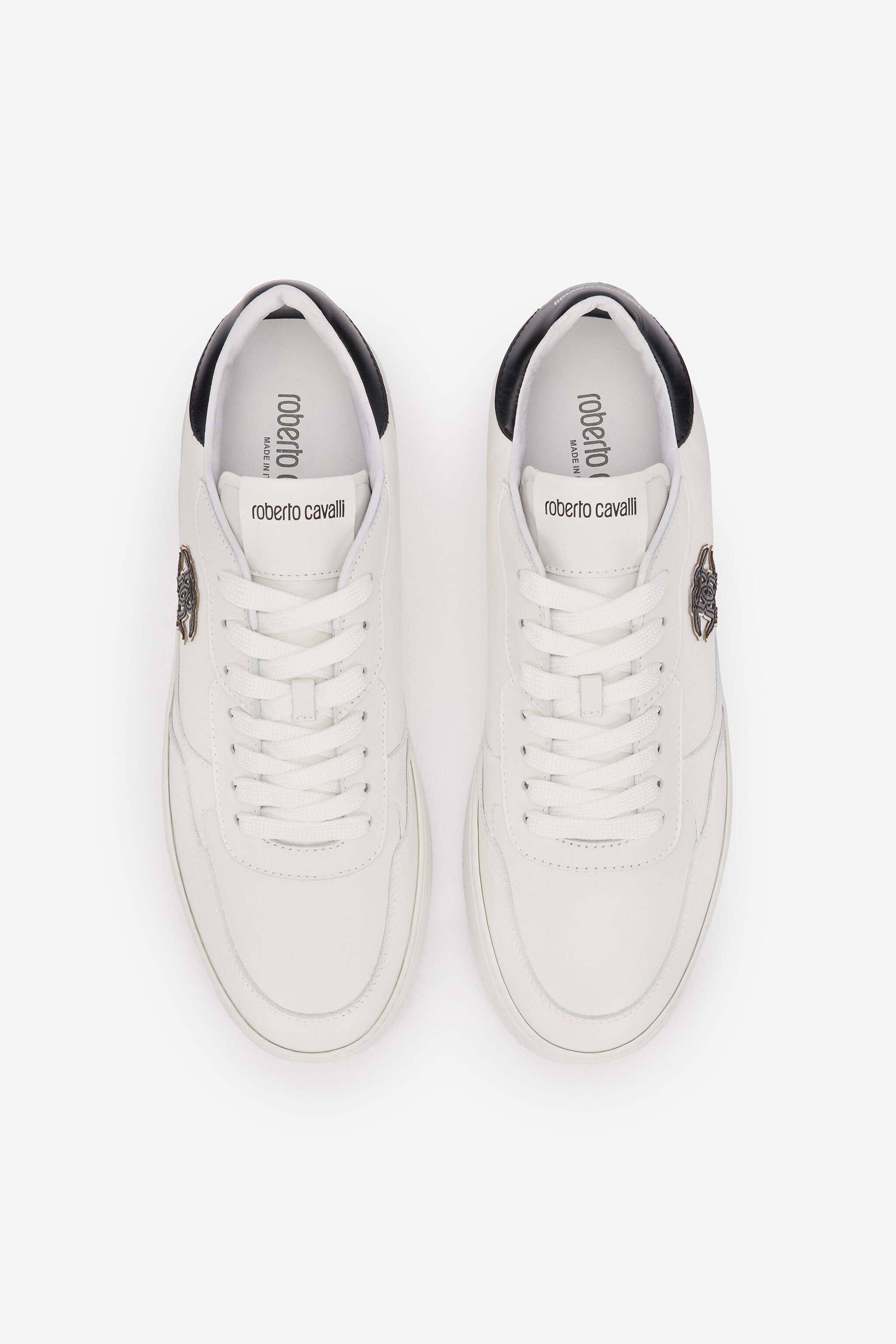 RC White Sneaker with Monogram RC RC White Sneaker with Monogram RC WHITE QOS00D-PZ099