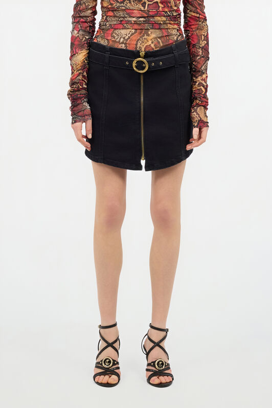 JC Mini-Jupe Avec Boucle Logo Noir UFT105-UF156