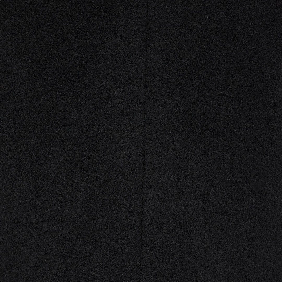 RC Langer Zweireihiger Mantel Schwarz OOT50C-WH016