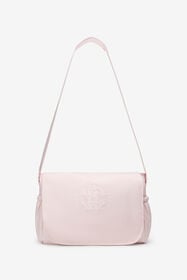 JU RC Monogram-Embroidered Changing Bag BABY PINK TJT824-SB001