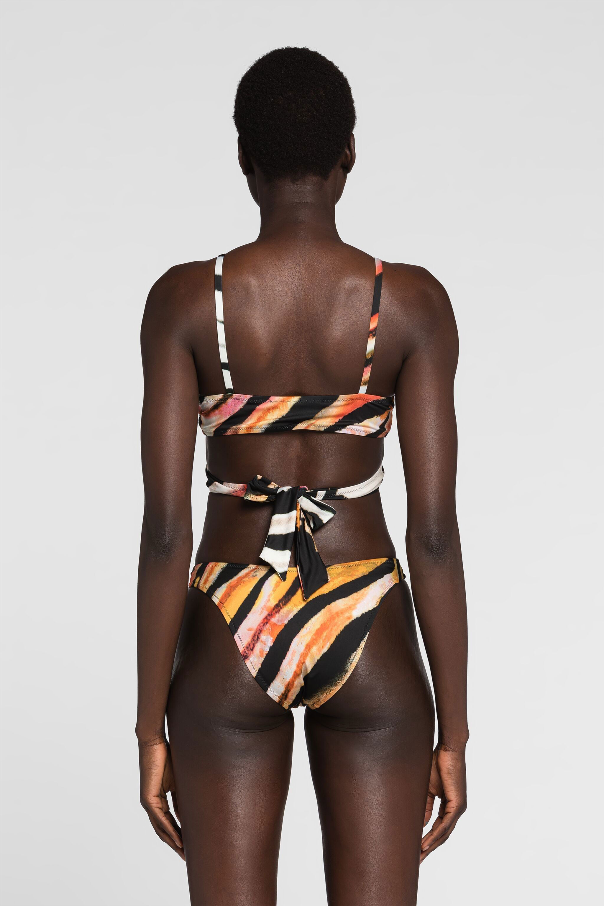 RC Zebra-Print Bikini Briefs Orange/Black OQW25C-HVD03