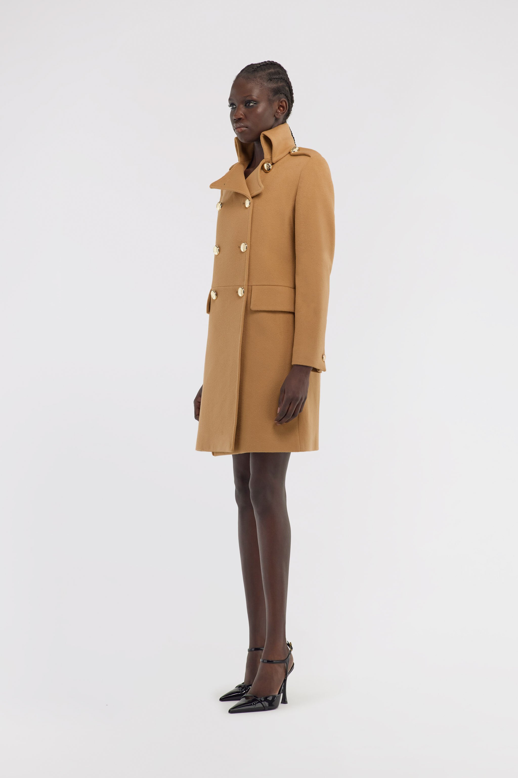 RC Double-breasted RC coat Light brown NOT50C-WH016