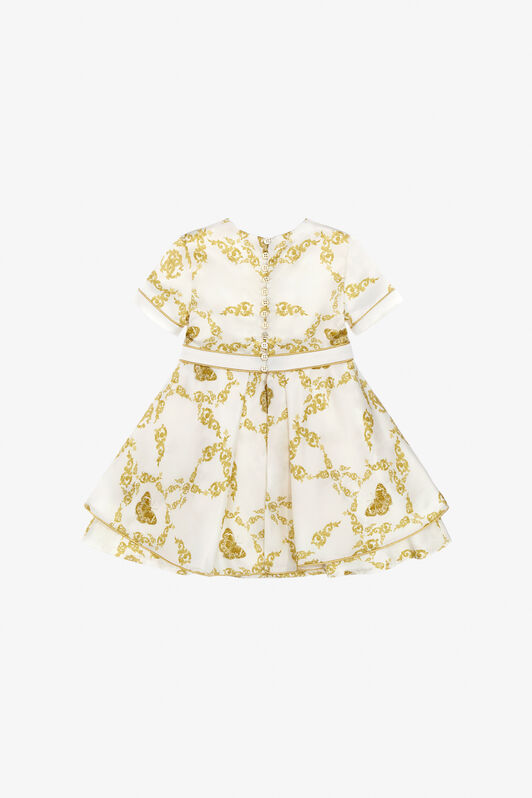 JU Printed Dress White SJT150-SCL50