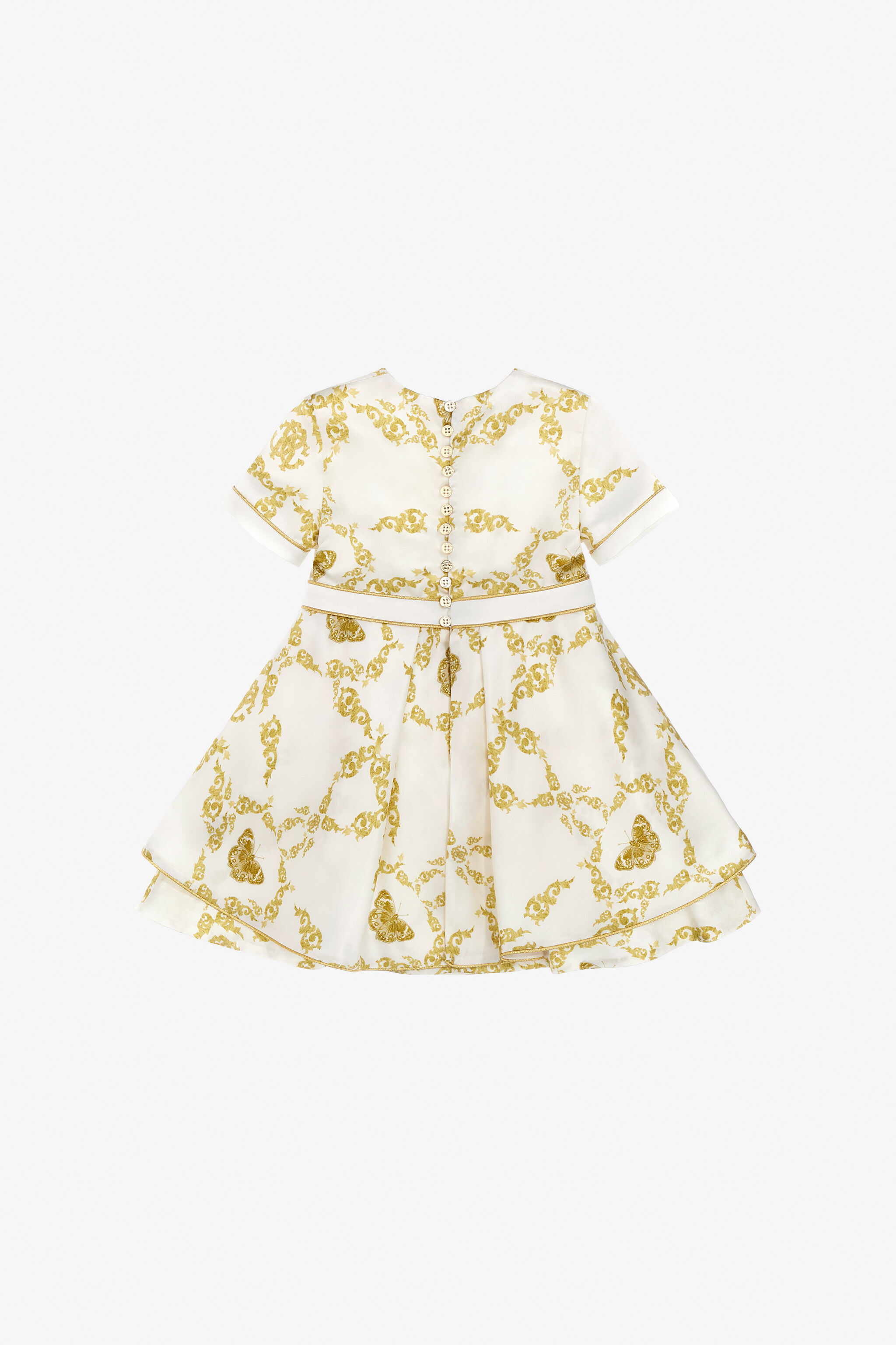 JU Printed Dress White SJT150-SCL50