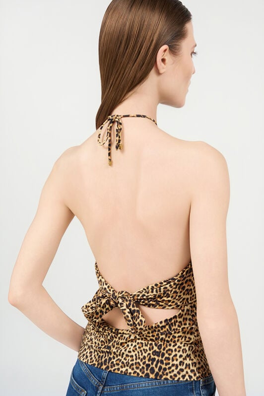 RC Baby Jaguar Print Top BROWN WQT604-LNR31