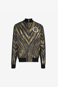 ${brand} Veste à imprimé zébré et broderie Mirror Snake ${colorDescription} ${masterID}