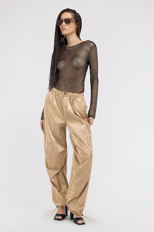 JC Just Cavalli trousers Gold SFT008-SF831