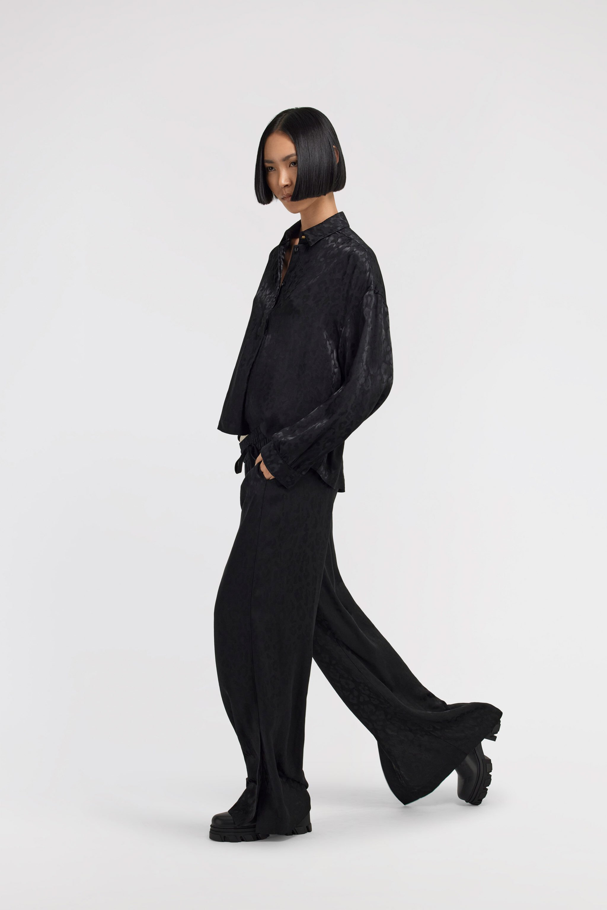 JC Just Cavalli Pants Black TFT086-TF116