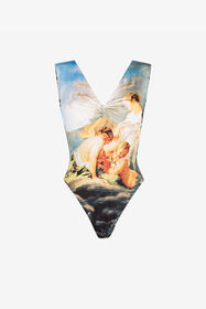 ${brand} Badeanzug mit Malerei-Print ${colorDescription} ${masterID}
