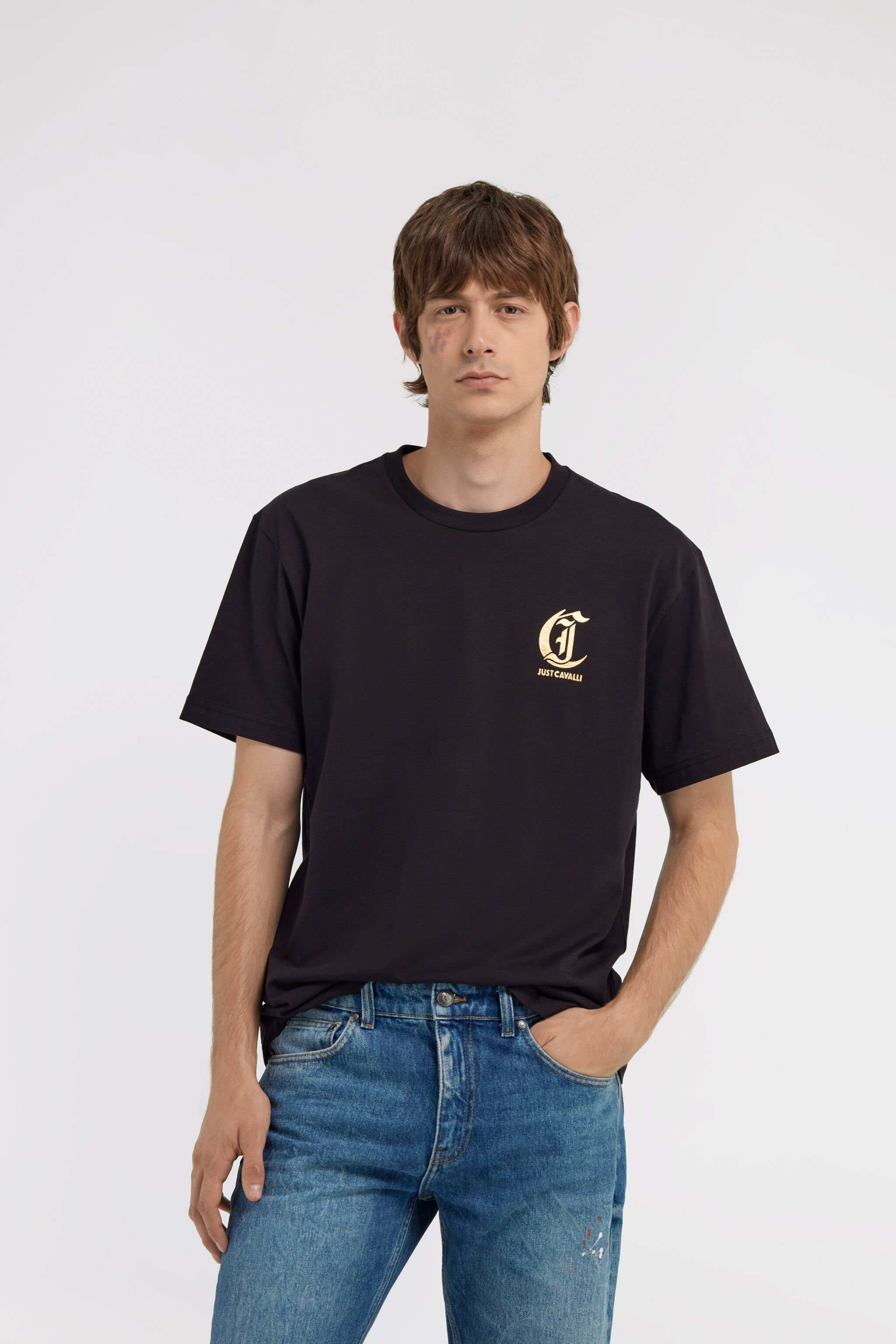 JC T-shirt Just Cavalli Nero TFT043-TF060