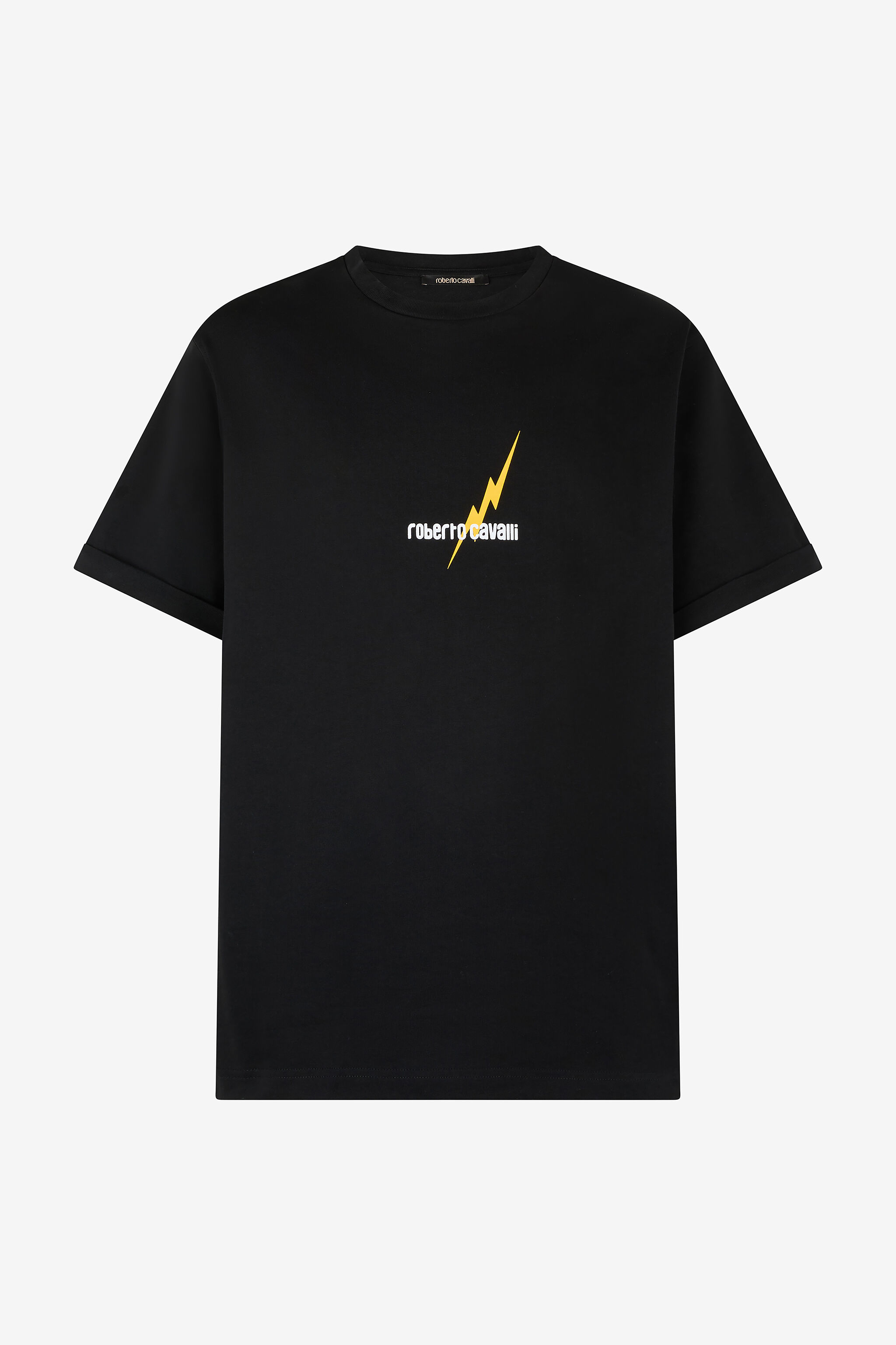 RC T-Shirt With Print And Logo Black POT62B-JD060