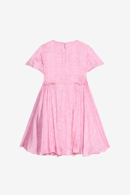 JU Baby Pink Dress with Floral Print BABY ROSE VJT10D-6DP28