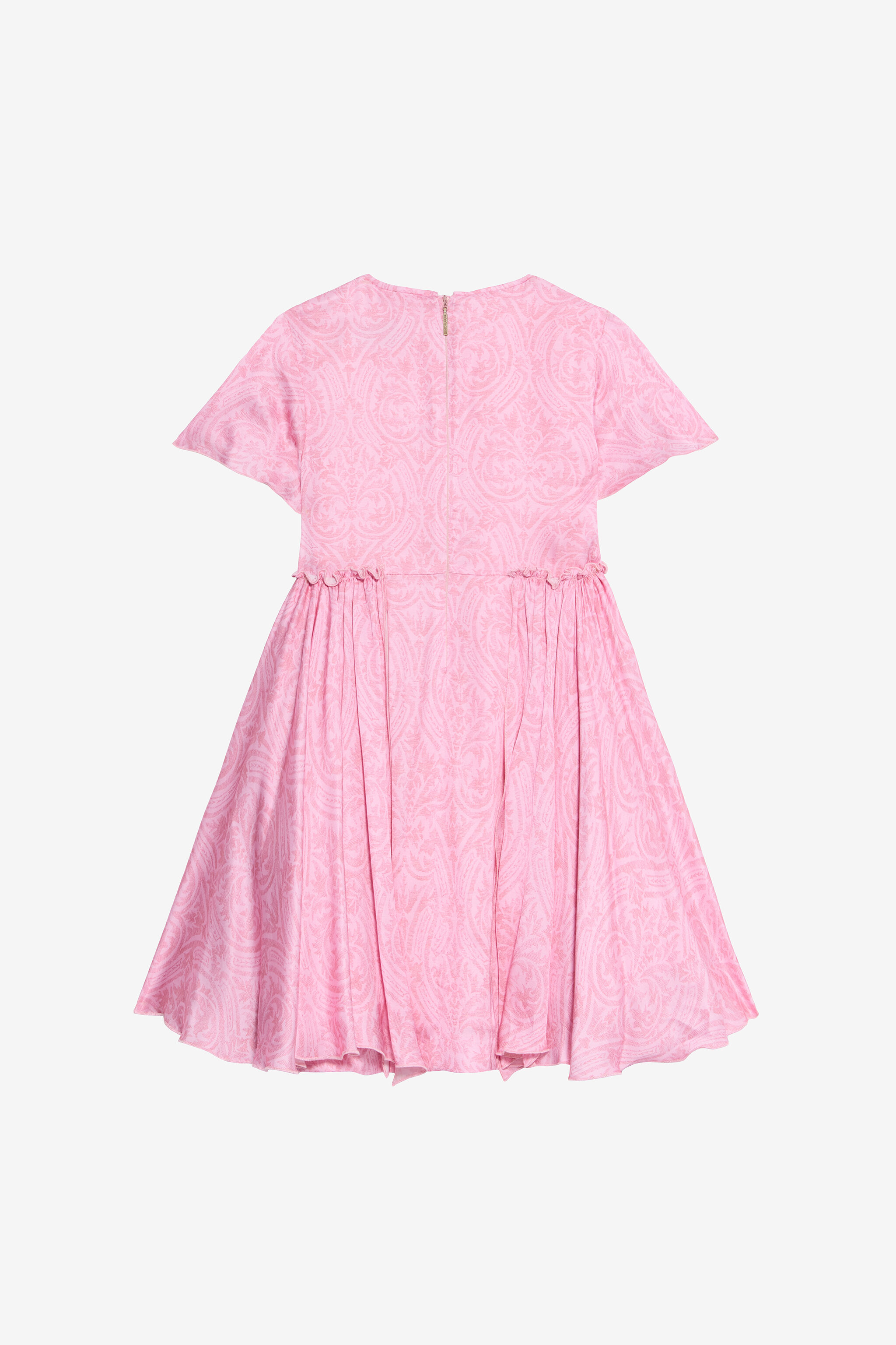 JU Baby Pink Dress with Floral Print BABY ROSE VJT10D-6DP28